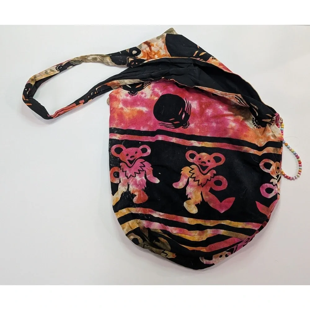 Flying High Grateful Dead Sling Bag OS Multicolor Excellent Tie Dye Boho Hippie